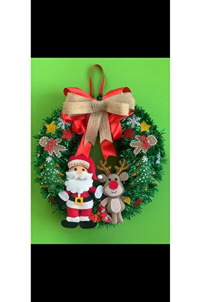 Astra Market El Yapımı Keçeden Yılbaşı Kapı Süsü