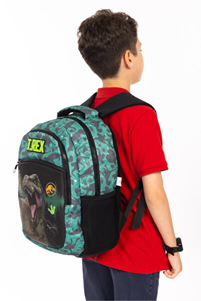 Necati Çanta Licensed T-Rex Themed Boys' Elementary School Bag