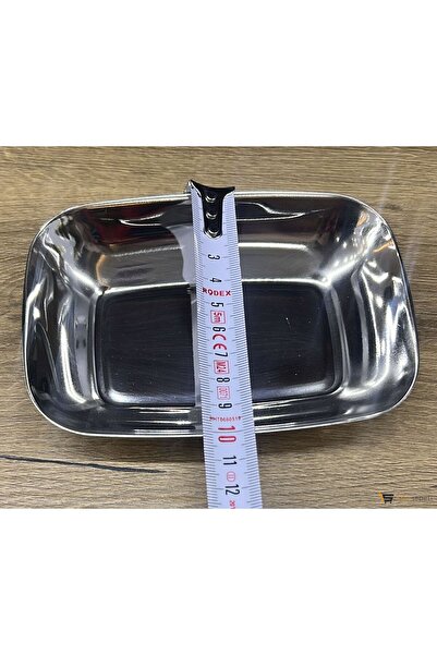 ASVEN 304 Çelik Salata Servis Tabağı 10 Adet