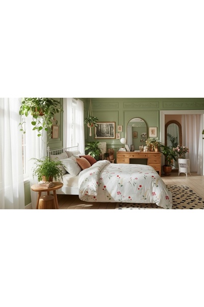 AL-SARIHI GROUPS TAÇ Turkish Double Duvet Set, 4 Pieces