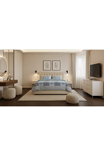 AL-SARIHI GROUPS TAÇ Turkish Double Duvet Set, 4 Pieces