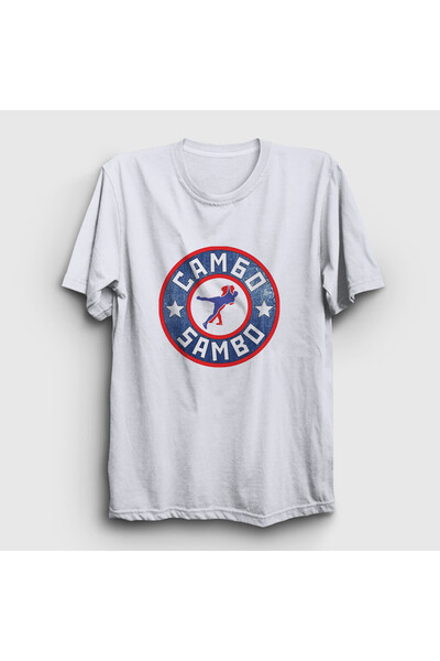Presmono Μπλουζάκι Unisex Λευκό Σύμβολο Ufc Mma Fighter Sambo 583939tt