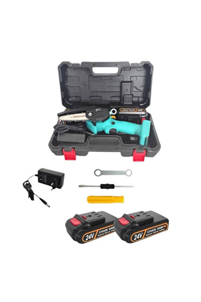 OEM Mini chainsaw with 2 batteries, 24V
