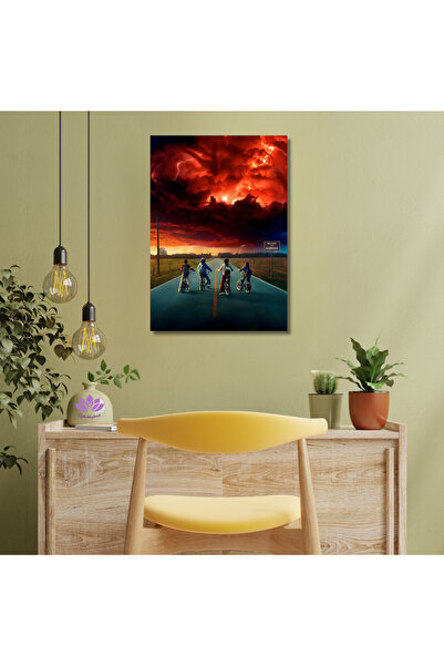 LİLYHOBBYLAND Sayılarla Boyama Seti Stranger Things 35x50cm, - Hawkings'e Hoşgeldin