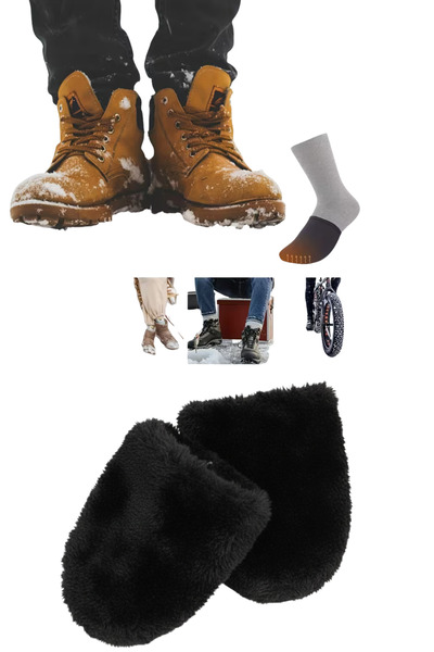 Leiste Foot Teo Plush Toe Warmer 1 Pair Stretchy Over-Sock Half Short Toe Socks
