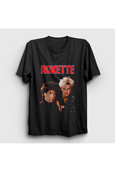 Presmono Unisex Negru Marie Per Band Roxette Tricou 583120tt