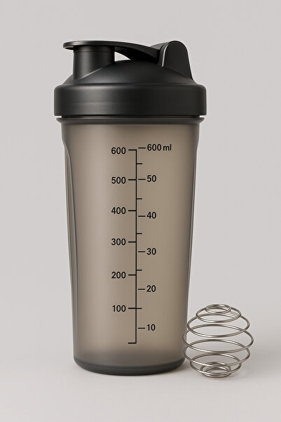 Generic Protein Shaker Bottle with Mixing Ball – 600ml Leak-Proof Sports Shaker