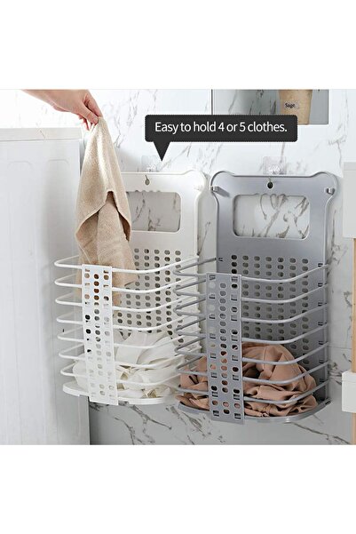btm home Folding Multi-Purpose Plastic Organizer Basket – Toy, Laundry, Bathr...