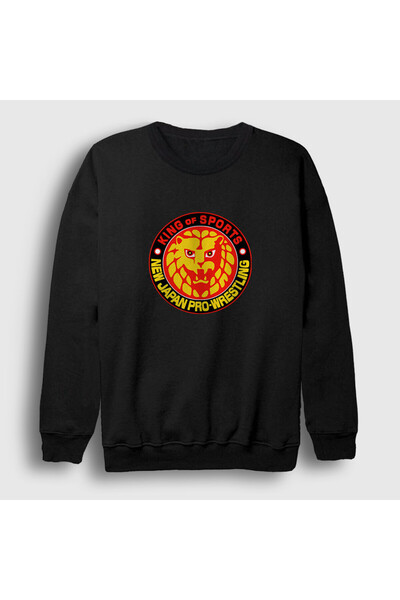 Presmono Unisex Black Njpw Wrestling New Japan Pro Wrestling Sweatshirt 583398Tt