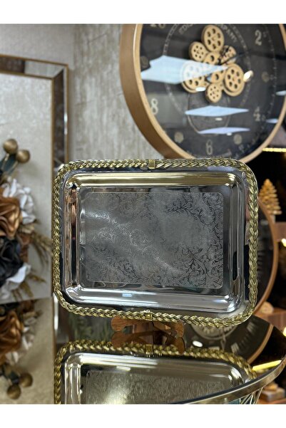 city gold PİRİNÇ 4 KİŞİLİK TEPSİ 41x31 CM