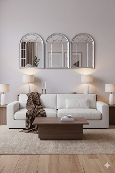 Generic Elegant mirror set with a luxurious frame, 100 x 70 cm