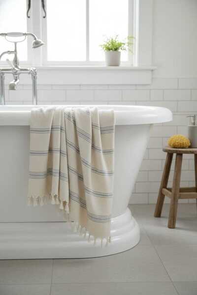 Limitless Cotton, Soft Luxury Bath Towel, Peshtamal 100X180 Cm.