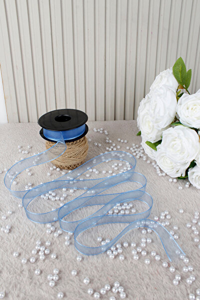 Mortex Panglică din șifon albastru bebeluș 2,5 cm 20 m - Boșna și Herțegovina...