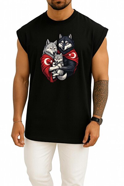 Bahriyeli Collection supradimensionat Mamă - Tată și copil Turan Kurt și stea...