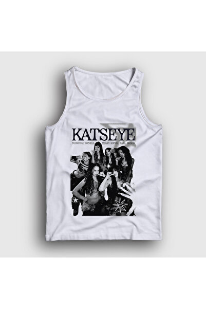 Presmono Unisex White Poster K Pop Katseye Tank Top 583618Tt