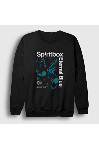 Presmono سويت شيرت أسود للجنسين من Eternal Blue Spiritbox 581553tt