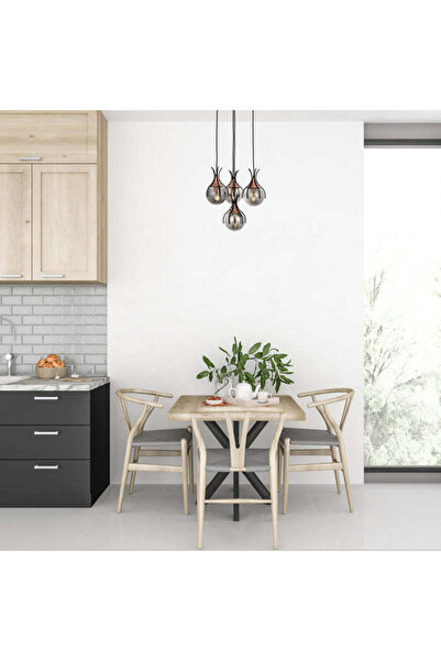 Avonni Modern Chandelier Black, 4 x E27, AV-1766-4T-BSY