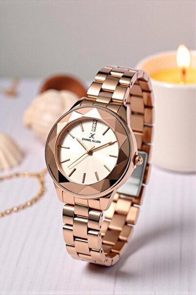 Daniel Klein Rose Gold Kadın Kol Saati - Orijinal - Kesme Cam - Çelik Kordon ...
