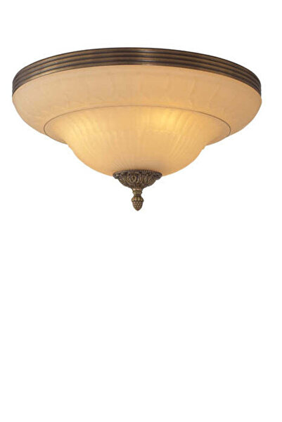 Avonni Classic Ceiling Light E27 3x60W Metal Bronze-Antique/Cream 50 cm