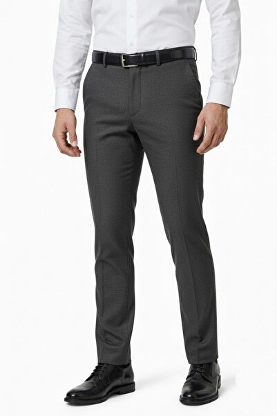 Günce Men's Regular Fit Fabric Trousers Lycra Fabric Bgl-St05033