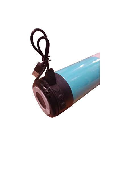 Vision XXI 700 ml beverage container with wireless bluetooth speaker, TF card interface, charging cable