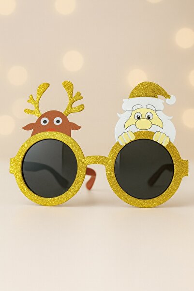 TİFOYS Ochelari de petrecere cu tematică de Anul Nou – Accesoriu de Anul Nou