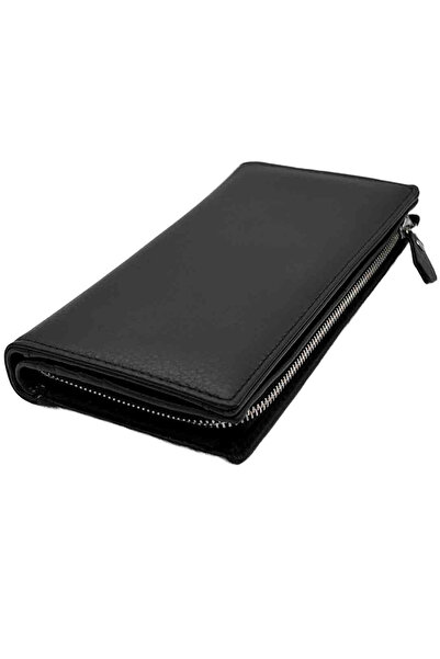 Micutz Women's Genuine Leather Wallet: Vogue Collection, Black Color