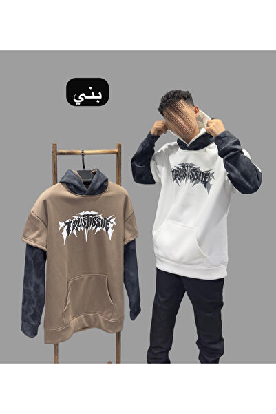 ALANAQA هودي اوفر سايز مبطن للجنسين