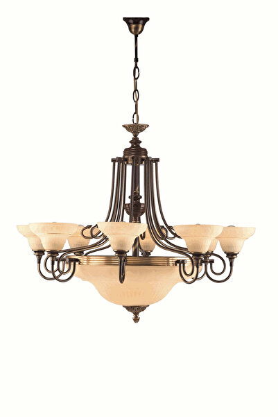 Avonni Classic Chandelier AV-1173-8EB, 9x60W, E27, Antique