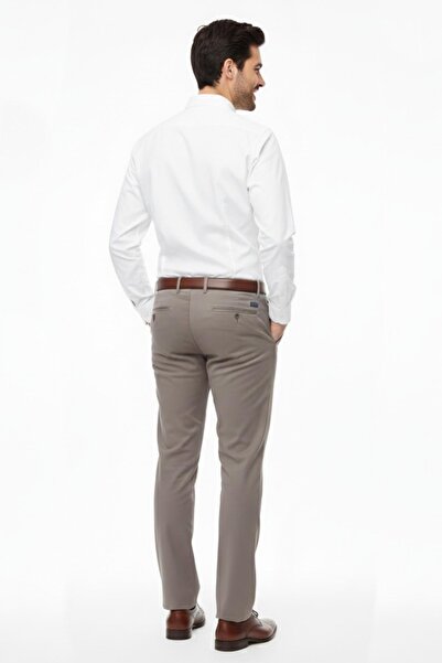 Günce Men's Regular Fit Fabric Trousers Lycra Fabric Bgl-St05031