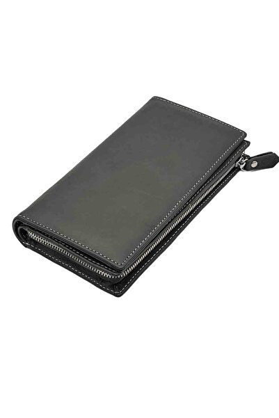 Micutz Women's Genuine Leather Wallet: Vogue Collection, Gray Color