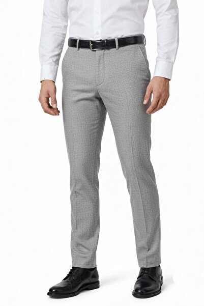 Günce Men's Regular Fit Fabric Trousers Lycra Fabric Bgl-St05032