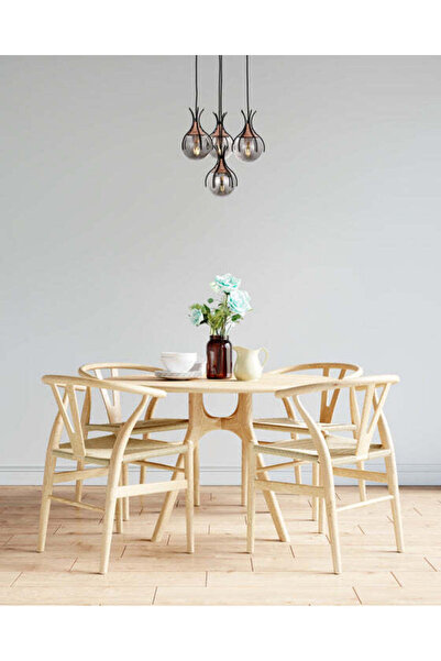 Avonni Modern Chandelier Black, 4 x E27, AV-1766-4T-BSY