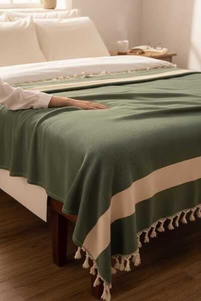 Limitless Natural Cotton, Soft Battal Size Pique, Seat Cover, Multi-Purpose Cover 240X260 Cm.