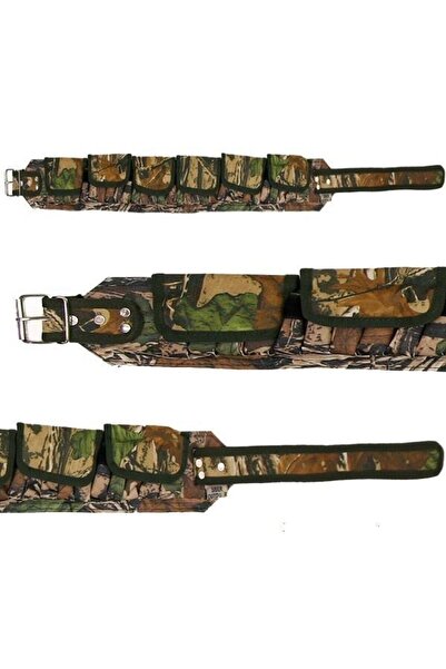 SAYGARA Yaprak Desen Fişeklik (12 Cal & 16 Cal) Bel Fişeklik