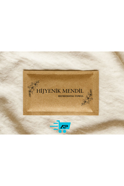 alazpack ambalaj 85 Pieces of Kraft Sanitary Wipes – Disposable Wet Wipes Set – Gift Packaged