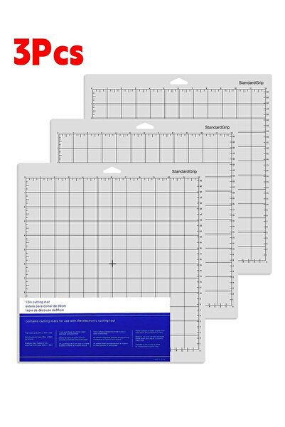 Generic Standard Grip Cutting Mat 12x12in - 3 Pack for Cricut Explore Series