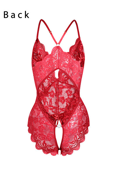 Sthxyfaith Womens crotchless lingerie outfits Lace Chemise Sleepwear Babydoll Nightgown Teddy plus size