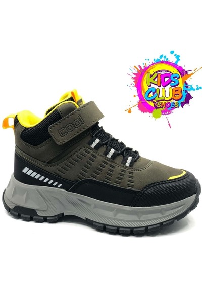 KOCAMANLAR Cool 26-Tiger Orthopedic Non-Slip Sole Unisex Children's Boots Khaki