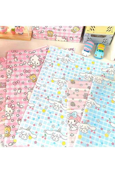 Generic 9 sheets cartoon Sanrio festive birthday gift wrapping paper