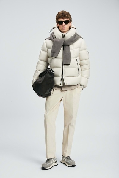 Lufian 112120251 Jacop Goose down Men's Coat Stone