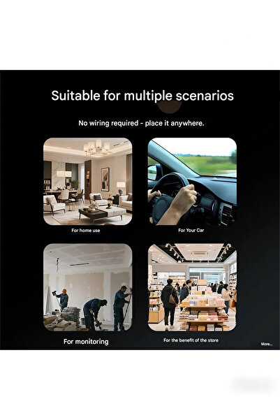 Philips Mini Wireless Hidden WiFi Webcam 1080P Full HD - Plug-In Motion Detection Night Vision