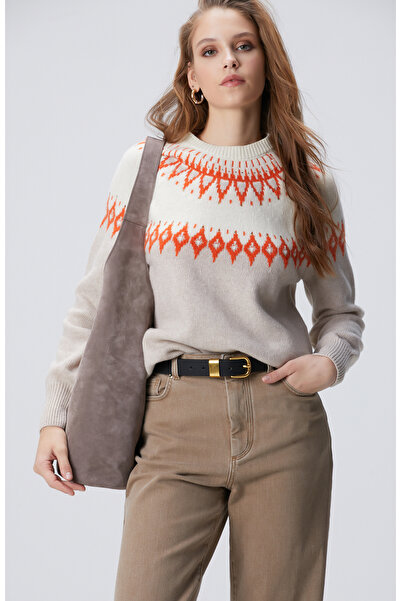 Network Kırık Beyaz Kazak