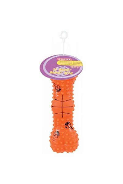 Zolux Squeaky Spiny Bone with Basketball Print