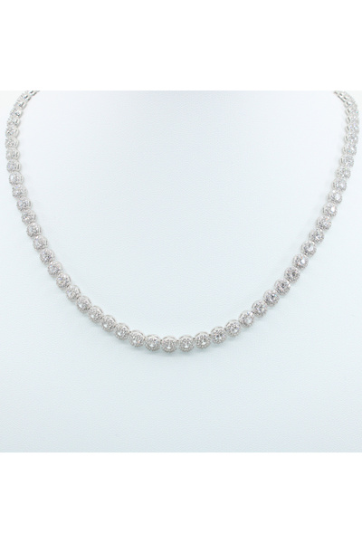 Verani Colier Tenis Argint Cu Cristale Angelic