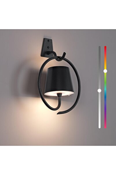 Faithorse LED Indoor Wall Light, RGB Wall Lighting Without Power Connection, Wall Lamp with Switch (
