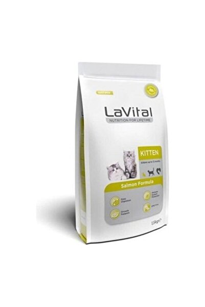 LaVital La Vital Kitten Somonlu Yavru Kedi Maması 1.5 kg - 800-103838