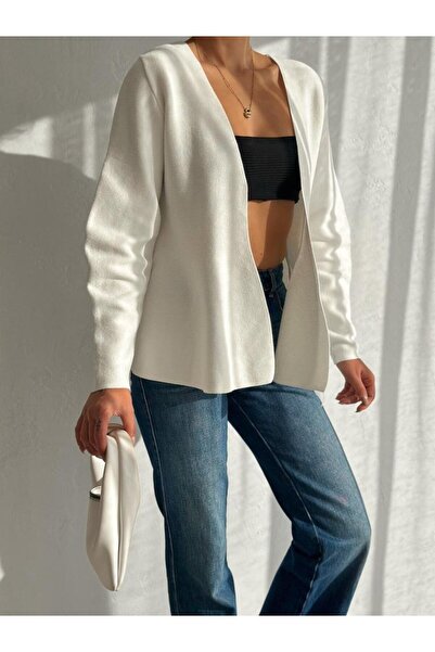 UNBOX Chic Wrap Cardigan-White