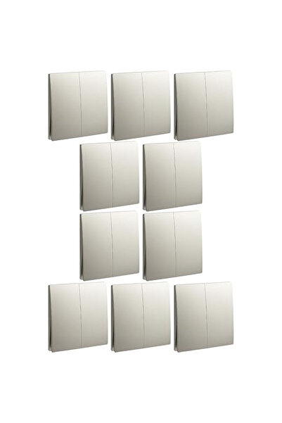 Raco مفتاح ماليا سينسز من ليجراند - لون الشمبانيا، أطراف لولبية، 16 أمبير 250 فولت، عبوة من 10 قطع (2 عصابة و2 اتجاه)