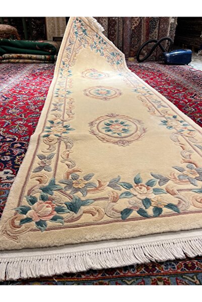 RD RAMAZAN DAĞ EL HALI SANATI El Dokuma Kabartmalı Çin Halısı Birinci Sınıf K...